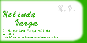 melinda varga business card